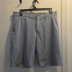 RVCA Men's Soft Blue Flat Front Shorts